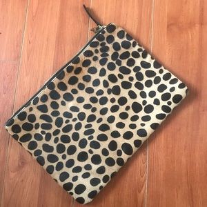 Clare V. Leopard Clutch